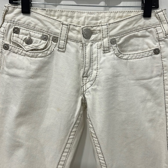 Rare White/Silver True Religion Jeans - Picture 6 of 7